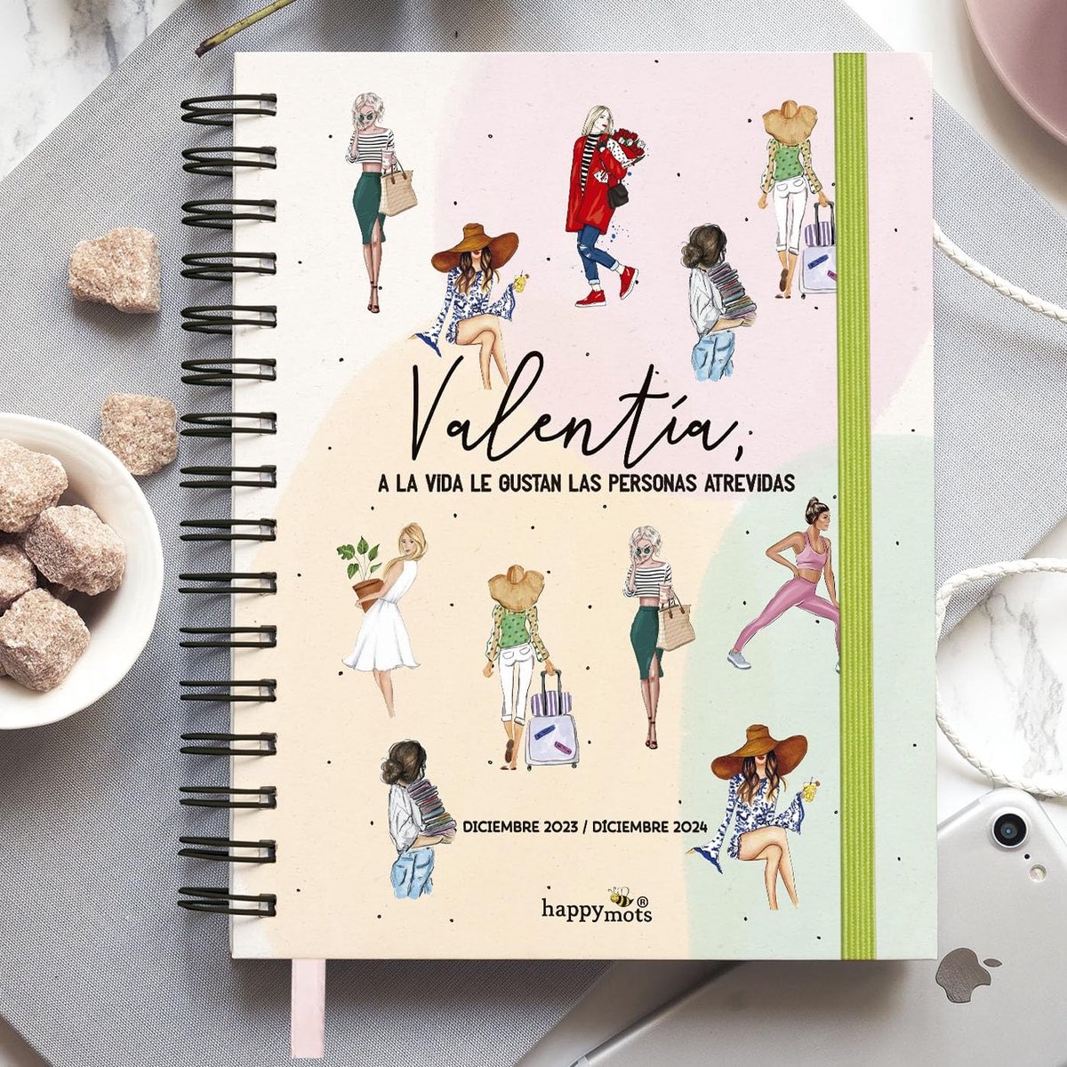 Elzusha - Weekplanner 2024 - A5 formaat met stickers en kalender