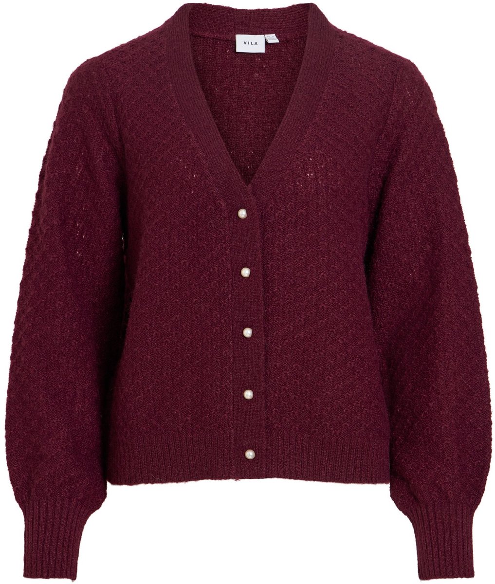 VILA gebreid vest VITULI V-hals