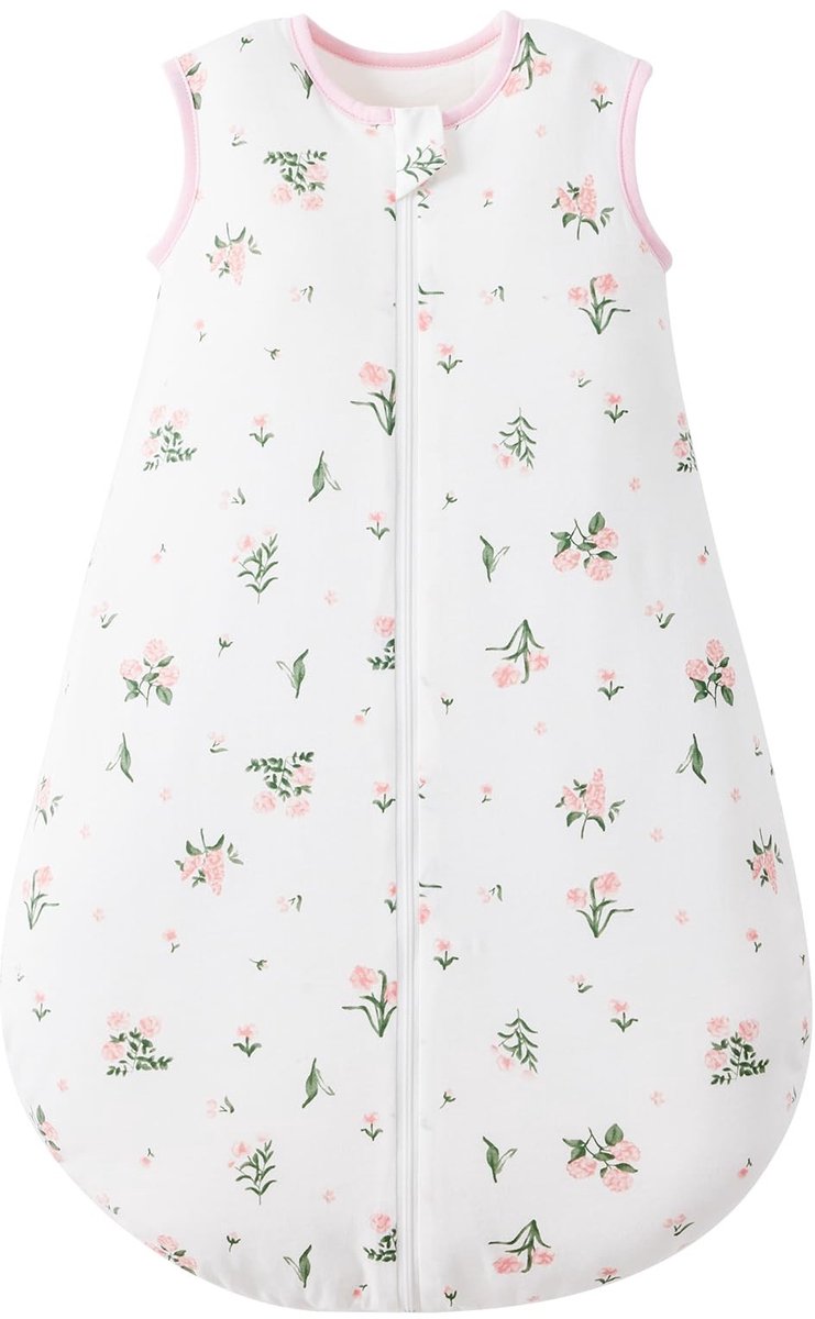 Elzusha - Babyslaapzak - 100% Katoen - Bloemenprint - 2.5 Tog