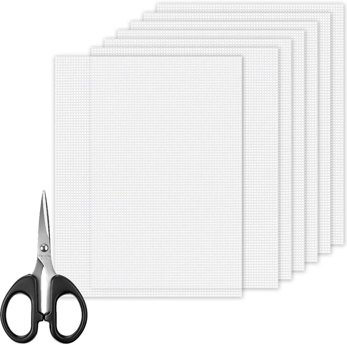 Elzusha - Set van 7 Plastic Mesh Vellen voor Creatieve Projecten