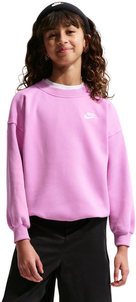 Nike Sweater Sportswear Club Fleece Roze
