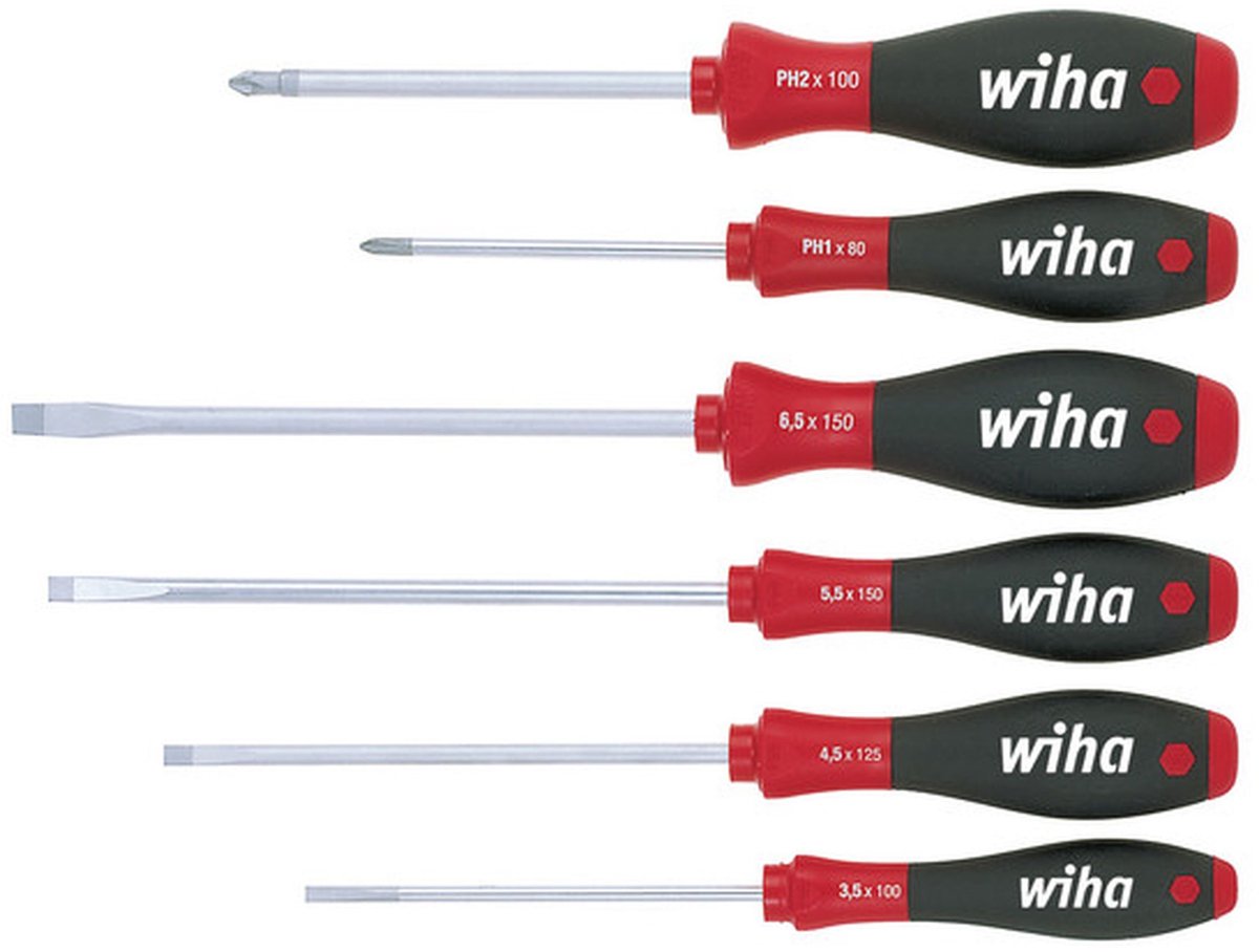 Wiha 6 Delige Schroevendraaierset - 302HK6SO