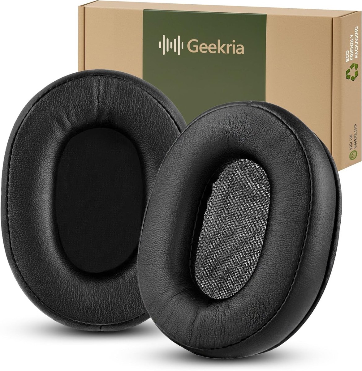 Vervangende Oorkussens voor Audio Headphones - Geschikt voor ATH-M50X, M40X, M30 en Meer - Zwart, Comfortabel en Duurzaam