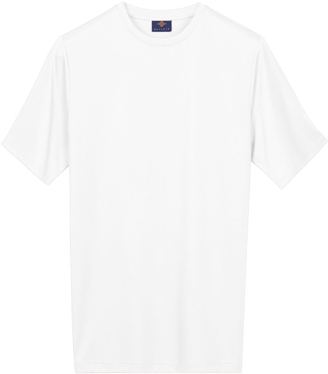 Baileys white Korte mouw Regular Fit T-Shirt 625042 10