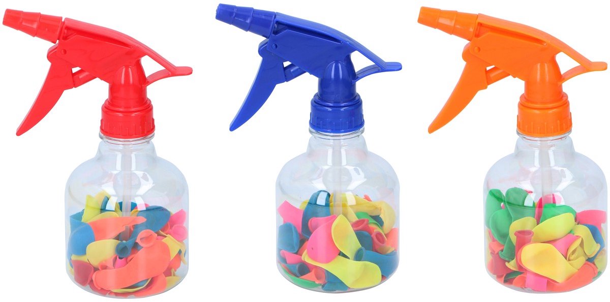 Eddy Toys Ballonpomp met Ballonnen 50 Stuks - Handmatig Ballonnen Set met Pomp - Multicolor - 1 Willekeurige Kleur
