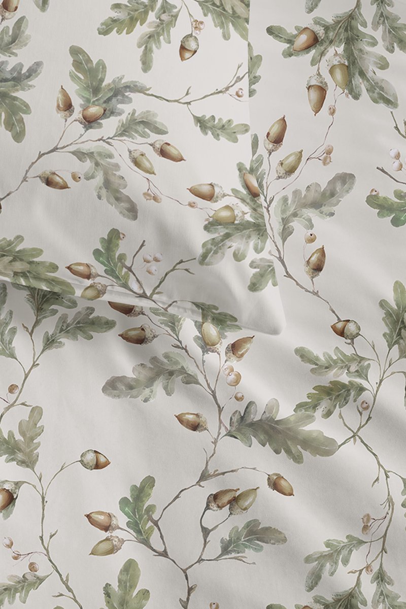 Ariadne at Home Oak dekbedovertrek - Tweepersoons - 200 x 200/220 cm - Zand