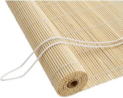 vidaXL - Rolgordijn - Naturel - 50 - x - 220 - cm - Bamboe