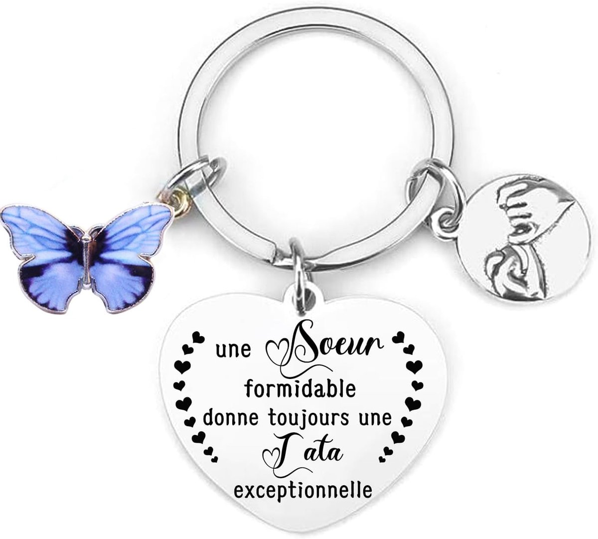 tante sleutelhanger cadeau voor tante, doop, aankondiging zwangerschap en geboorte, gepersonaliseerde sleutelhanger, tante, cadeau, verjaardag, Kerstmis, geboorte, tante,