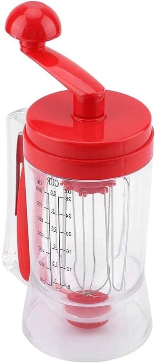 Beslagmixer Dispenser - Beslag Blender - Gebak Maken - Ingebouwde Garde - 215 cm - Transparant