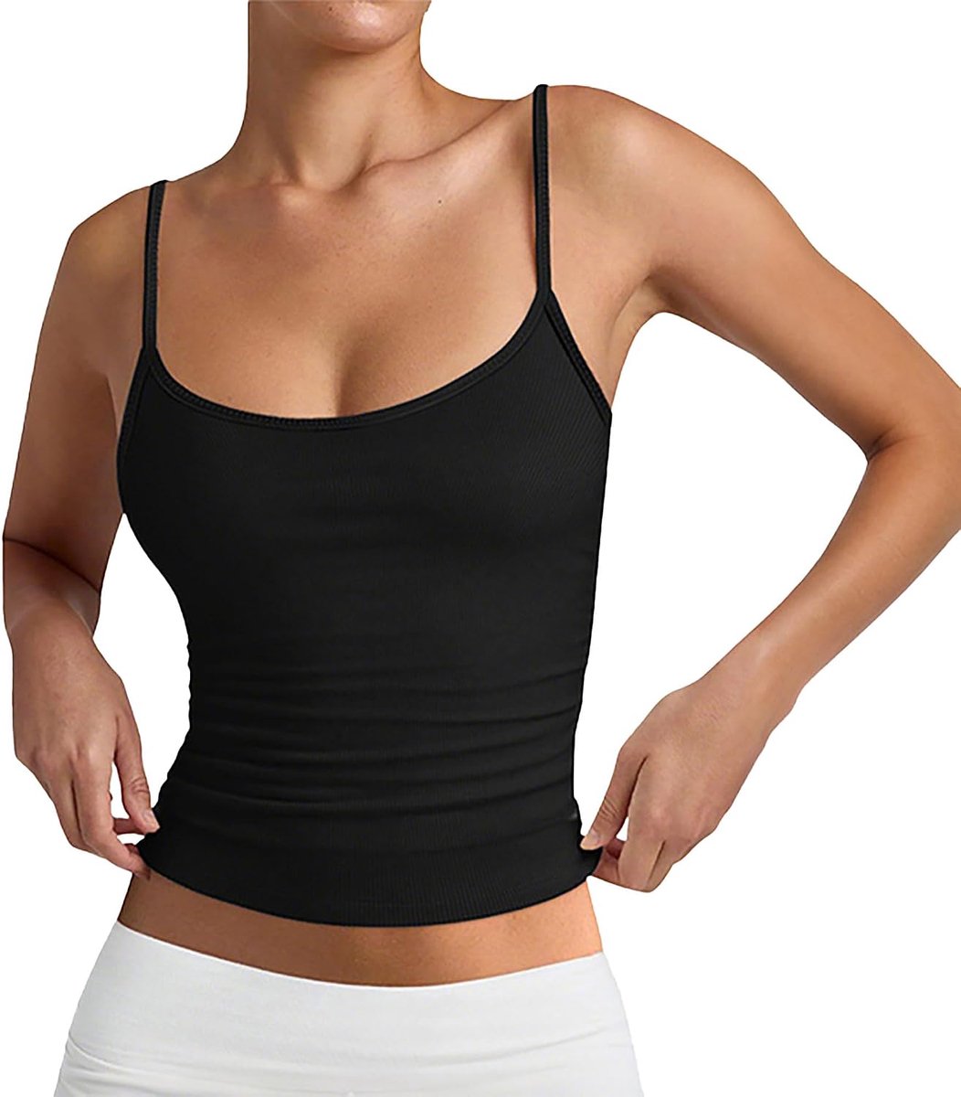 Dames camisole tanktop spaghettibandjes basic tanktop tanktop