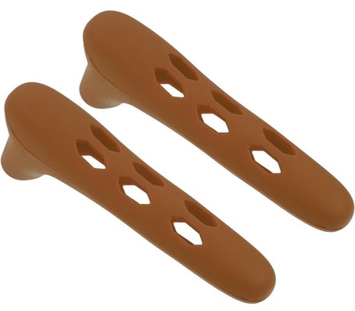 Deurklink Hoesjes - Deurkruk Beschermers - Baby Veiligheid - Zacht Siliconen Materiaal - 15 cm - Koffie