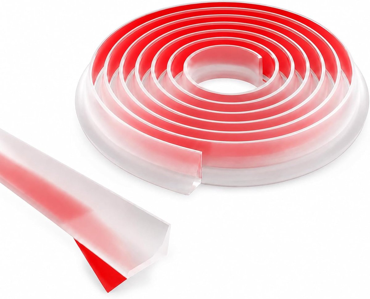 Douche 2 m, siliconen waterstopper douche zelfklevend