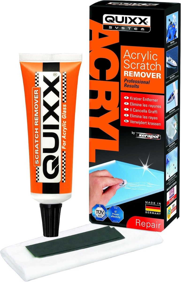 Polijstpasta set - Transparant - 50 ml - Krasverwijderaar voor Kunststof - Voor Auto's en Boten
