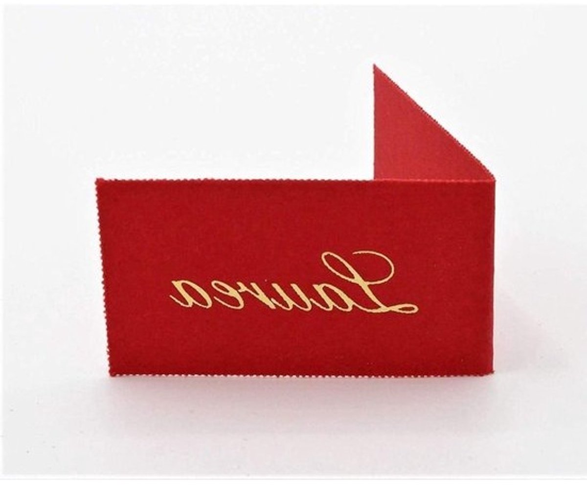 Gepersonaliseerde Kaartjes - Bedankjes - Feestdecoratie - Professionele Print - 40 Stuks - Zwart