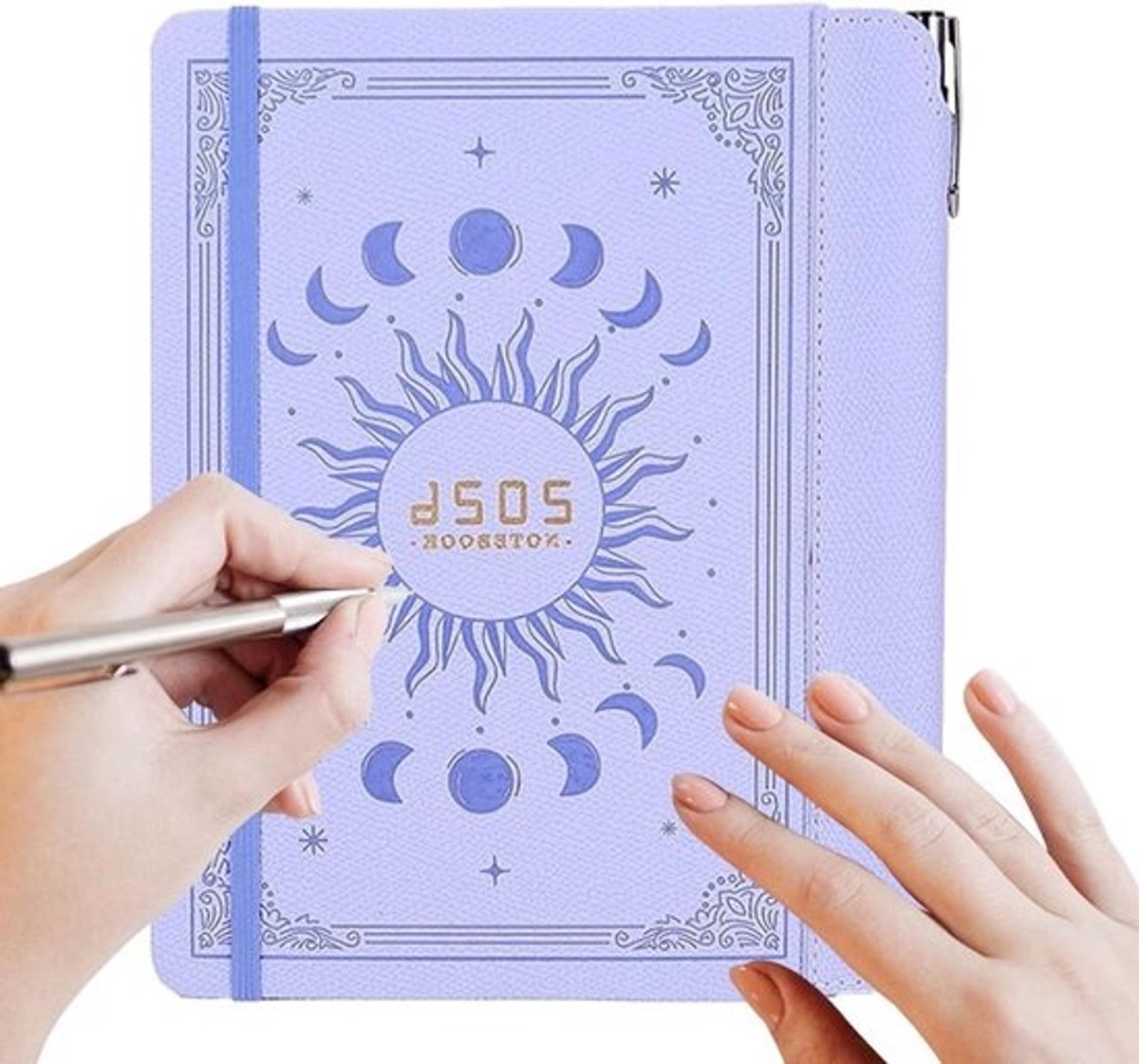 Lerarenagenda 2026 - Notitieboek Planner - Persoonlijke Organisatie - Elastische Sluiting - 1679 x 2118 cm - Lavendel
