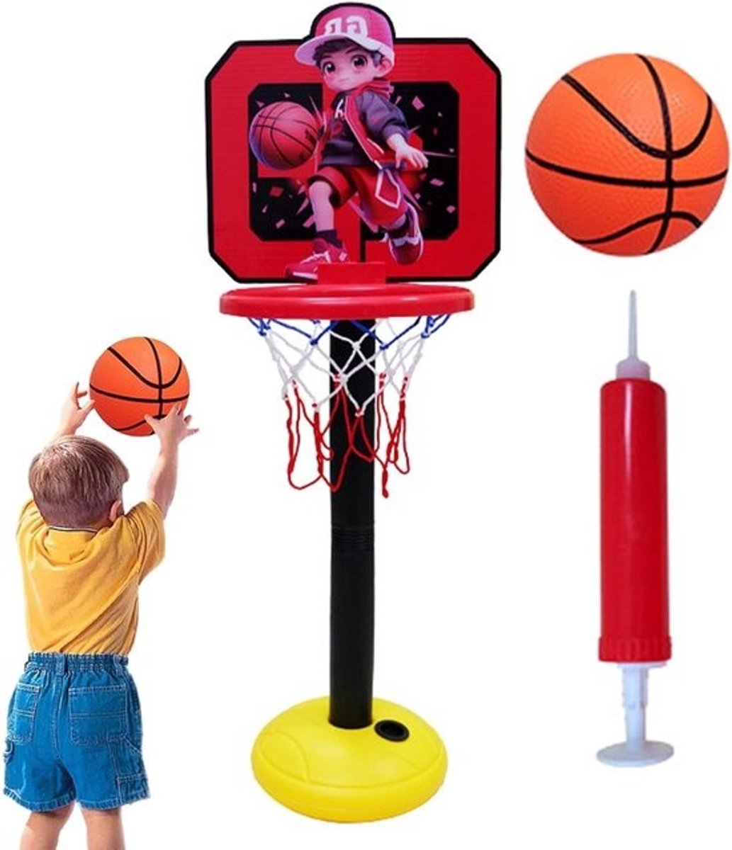 Kinder Basketbalring - Indoor Basketbal Oefenring - Sport Plezier - In Hoogte Verstelbaar - 50-112 cm - Niet gespecificeerd