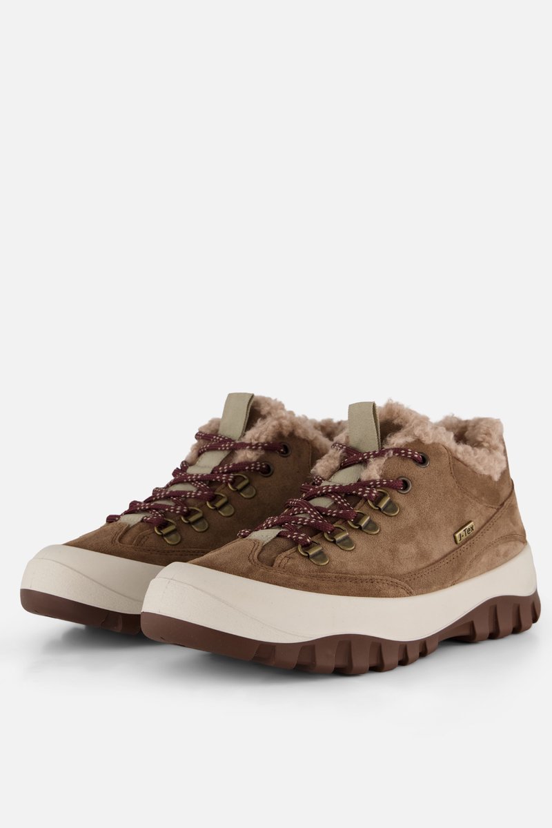 Feyn Veterschoenen cognac Suède - Maat 40