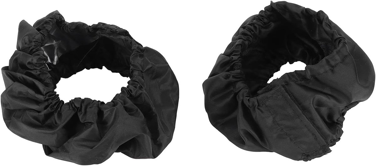 Wiel Cover stroller wheel covers Antidirty 2 stuks Stofdichte Rolstoel Band Protector voor Rolstoel voor Outdoor Travel(Grote wielset) stroller wheel cover disposal Ersättningsdelar