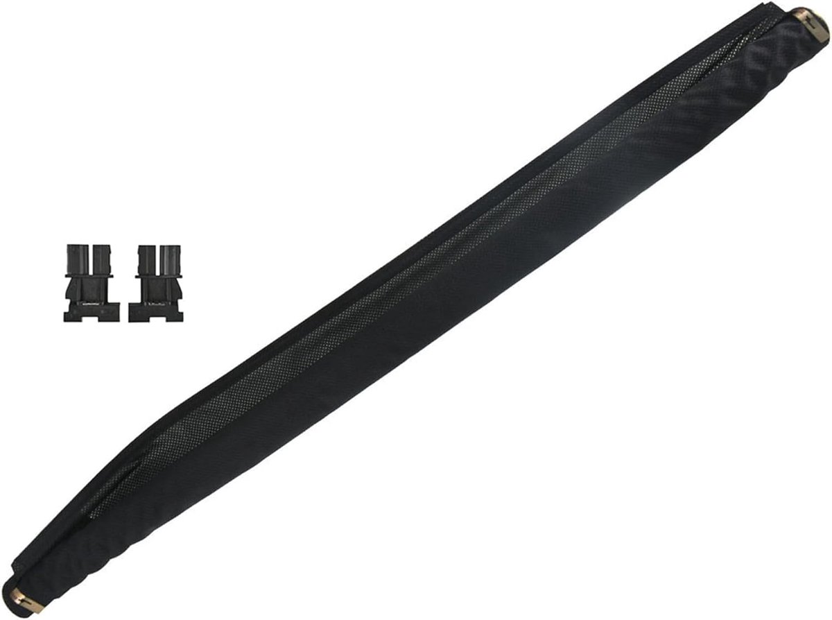 Zonneklep Zonwering Auto Zonnedak Visier Rolgordijn met Clips Dakraam Zonwering Vervanging voor Passat B7 Q5 8R Alhambra Leon 5F Yeti Superb 3T Auto-accessoire Deel# 1K9877307B Zwart