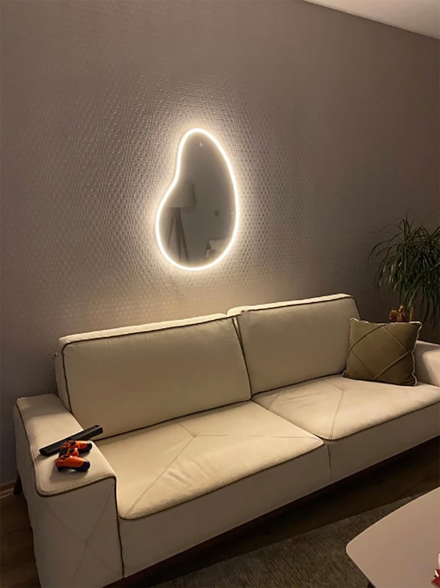 Neonvorm, hart/kat/letter, golvende heksenspiegel, wanddecoratie, gothic, romantisch, schattig, voor slaapkamer, thuis, werkkamer, slaapkamer, bruiloftsdecoratie