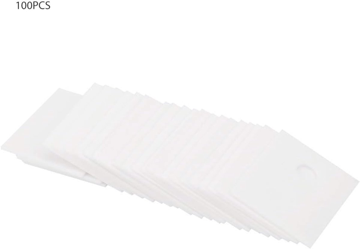 Keramische isolatiefolie, 100 stuks, koeling voor bladen van keramiek aluminium, 17 x 22 x 1 mm, met uitstekende slijtvastheid, stofafzuigsystemen