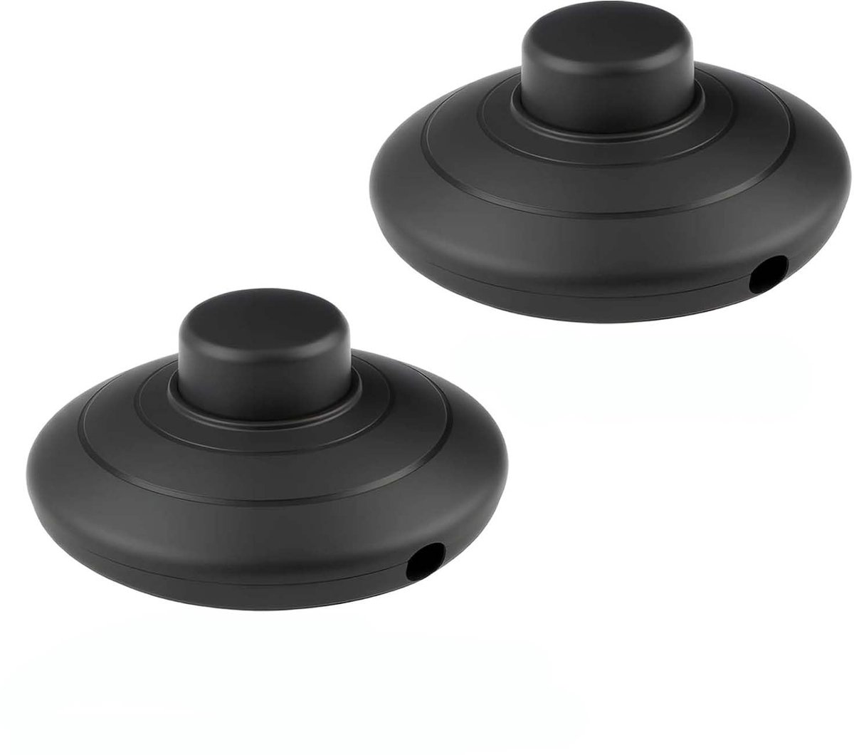 2 stuks voetschakelaarlamp voor 2- of 3-aderige kabels voor led-tafellampen