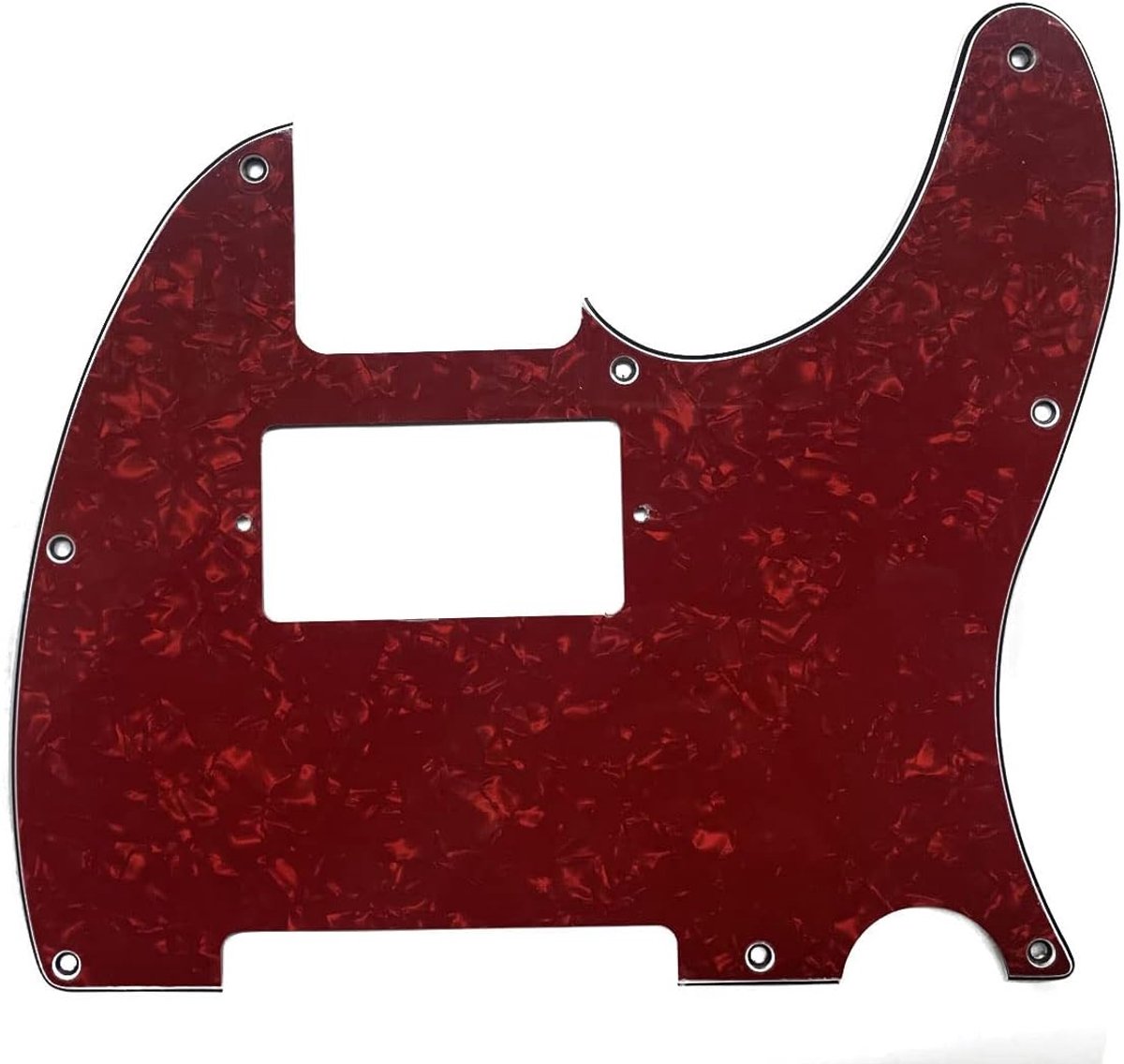 8 Hole Tele Gitaar Humbucker Pick Guard voor USA/Mexicaanse Fender Telecaster Red Pearl