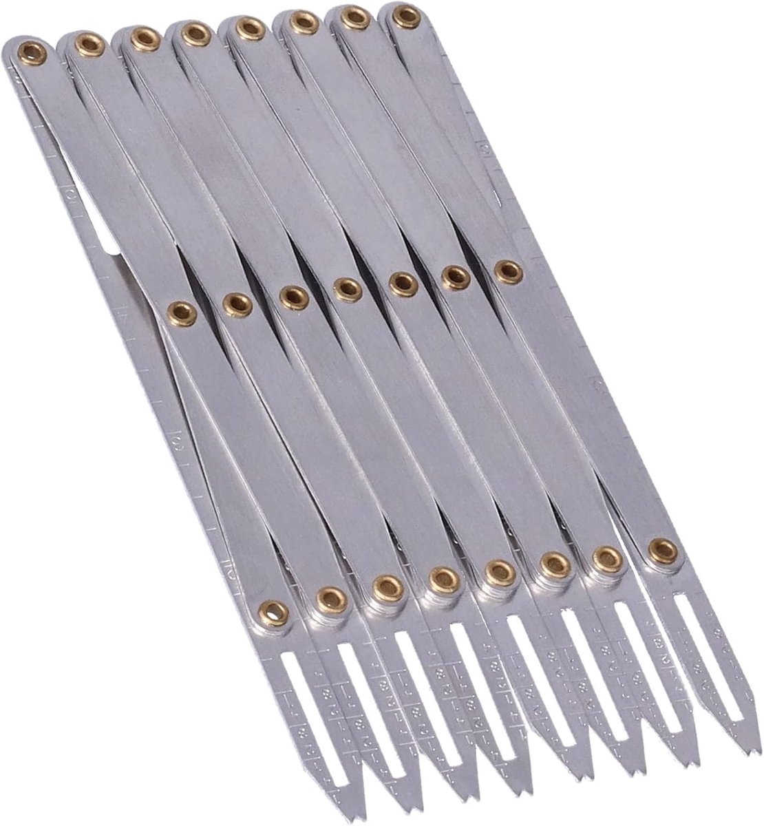 Dailygoods- Naaimeter Verstelbare Lengte - Meerdere Toepassingen - Aluminium - Duurzaam - Handgereedschap - Precisie Metingen - Meetlat