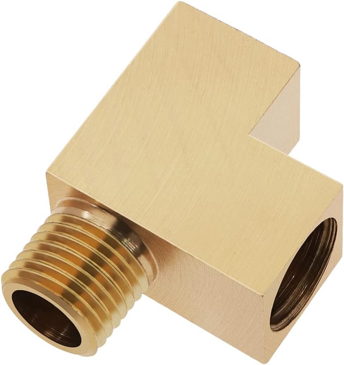 Dailygoods - T-Verdeler Oliedruksensor - Hoekadapter M10 x 1 - Messing - Oliedrukmeter Stekker - Duurzaam en Corrosiebestendig - Geschikt voor Diverse