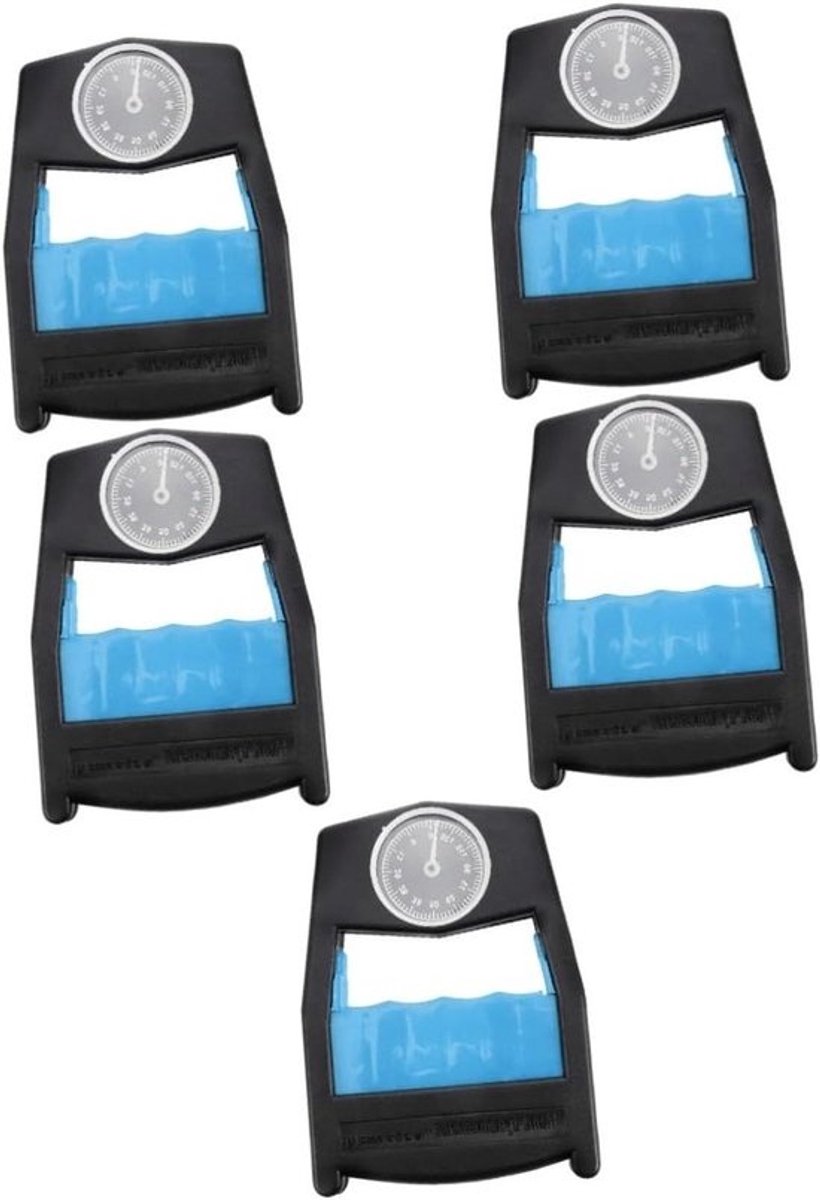 Handgreep Versterker - Vinger Trainer - Kracht Meten - Ergonomisch Ontwerp - 5 Stuks - Blauw