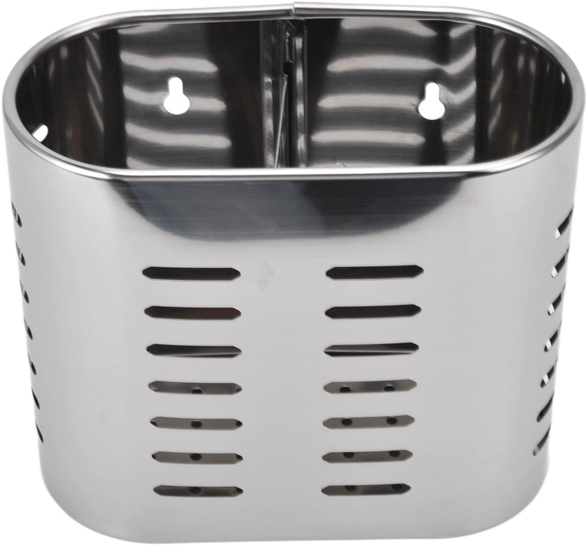 Dailygoods- Droogrek Wandgemonteerd - Keukenorganizer - Eetstokjeshouder - Hygiënisch Ontwerp - Roestvrij Staal - Gemakkelijk te Reinigen