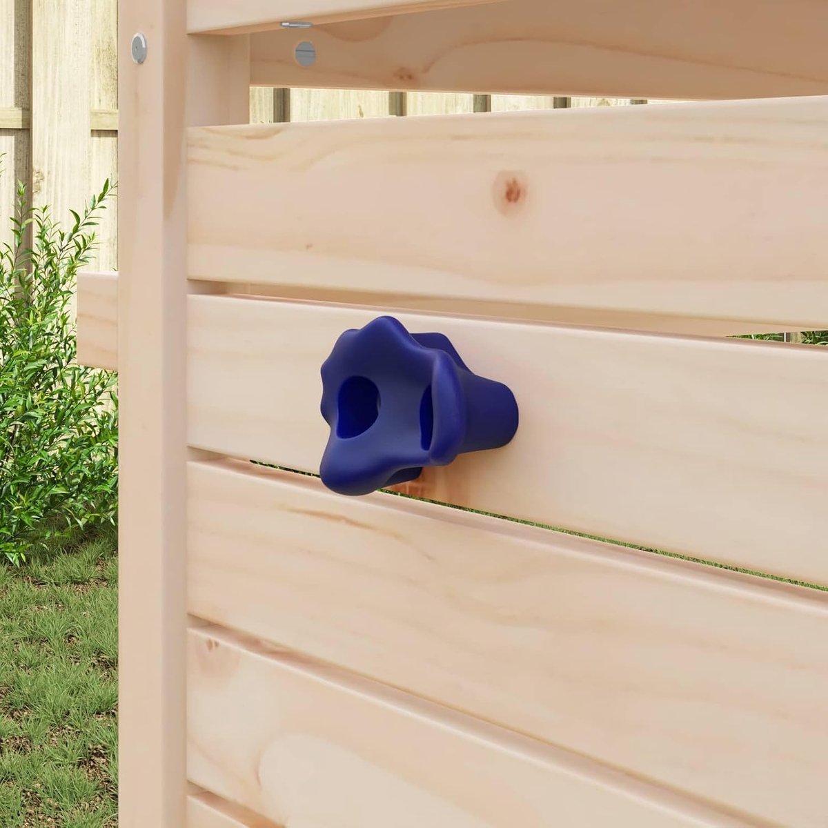 Klimgrepen voor kinderen, 2 klimstenen, indoor/outdoor, blauw