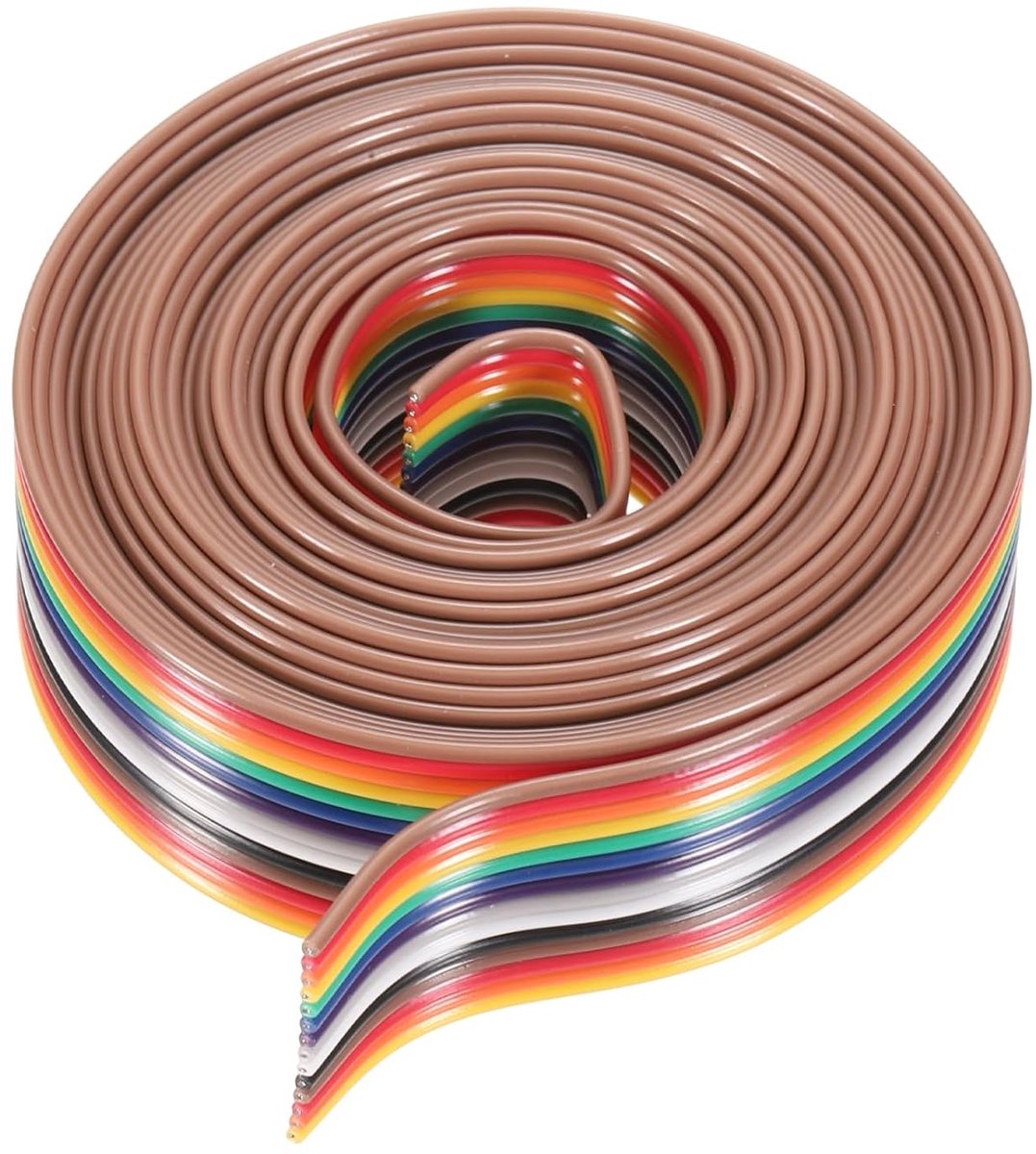 1 st. 14-polige lint-regenboogkabel 1,27 mm Pitch Breadboard Jumper draden voor elektronische projecten