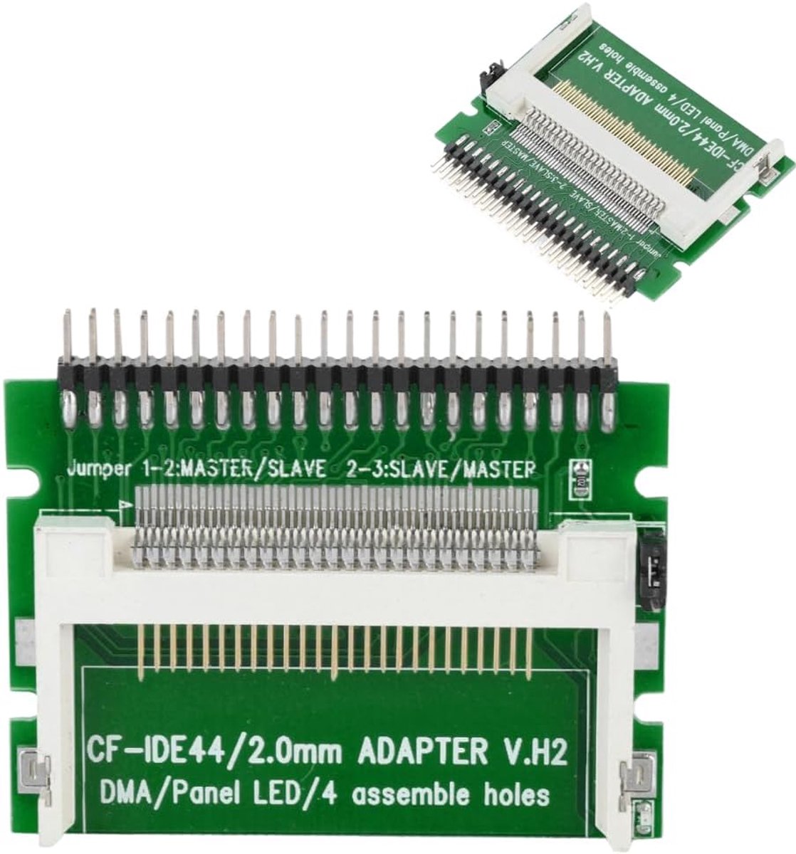 Compact Flash CF Geheugenkaart 44-Pin IDE harde schijf adapter voor laptop HDD/SSD, CF naar 2,5 inch IDE adapter, compatibel met Linux & Wince Systems