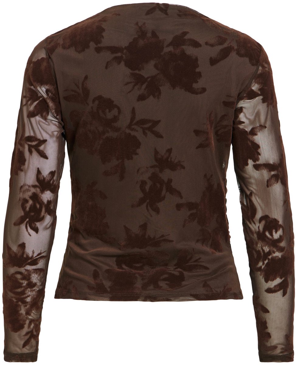 VILA - VIRIKKE L/S TOP - NOOS - Dames - Blouses