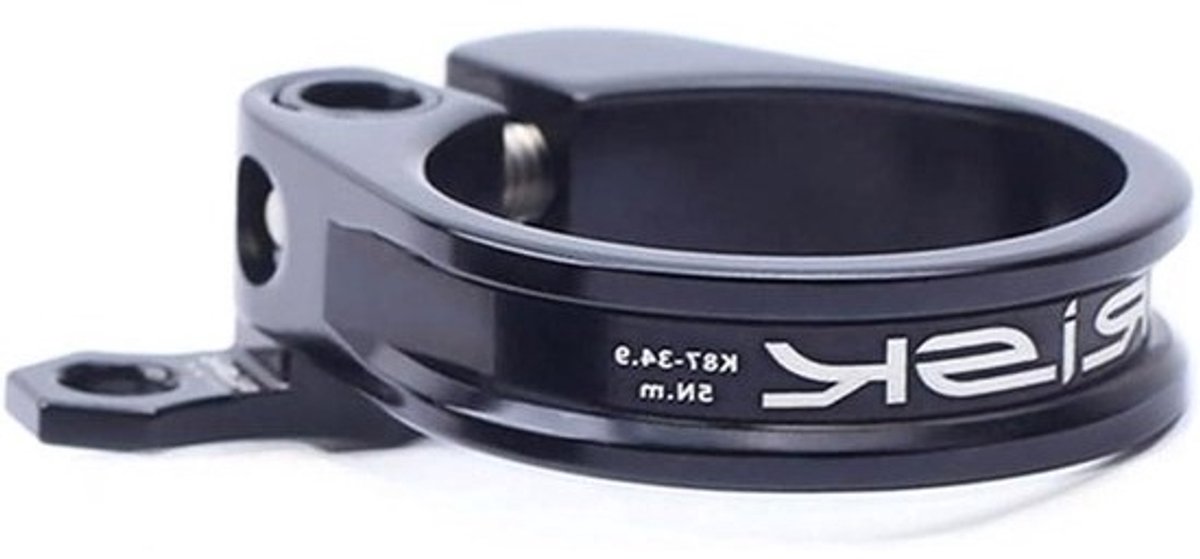 Zadelpenklem - Fietsonderdeel - Fietsen - Ergonomisch hol ontwerp - 272-316 mm - Zwart