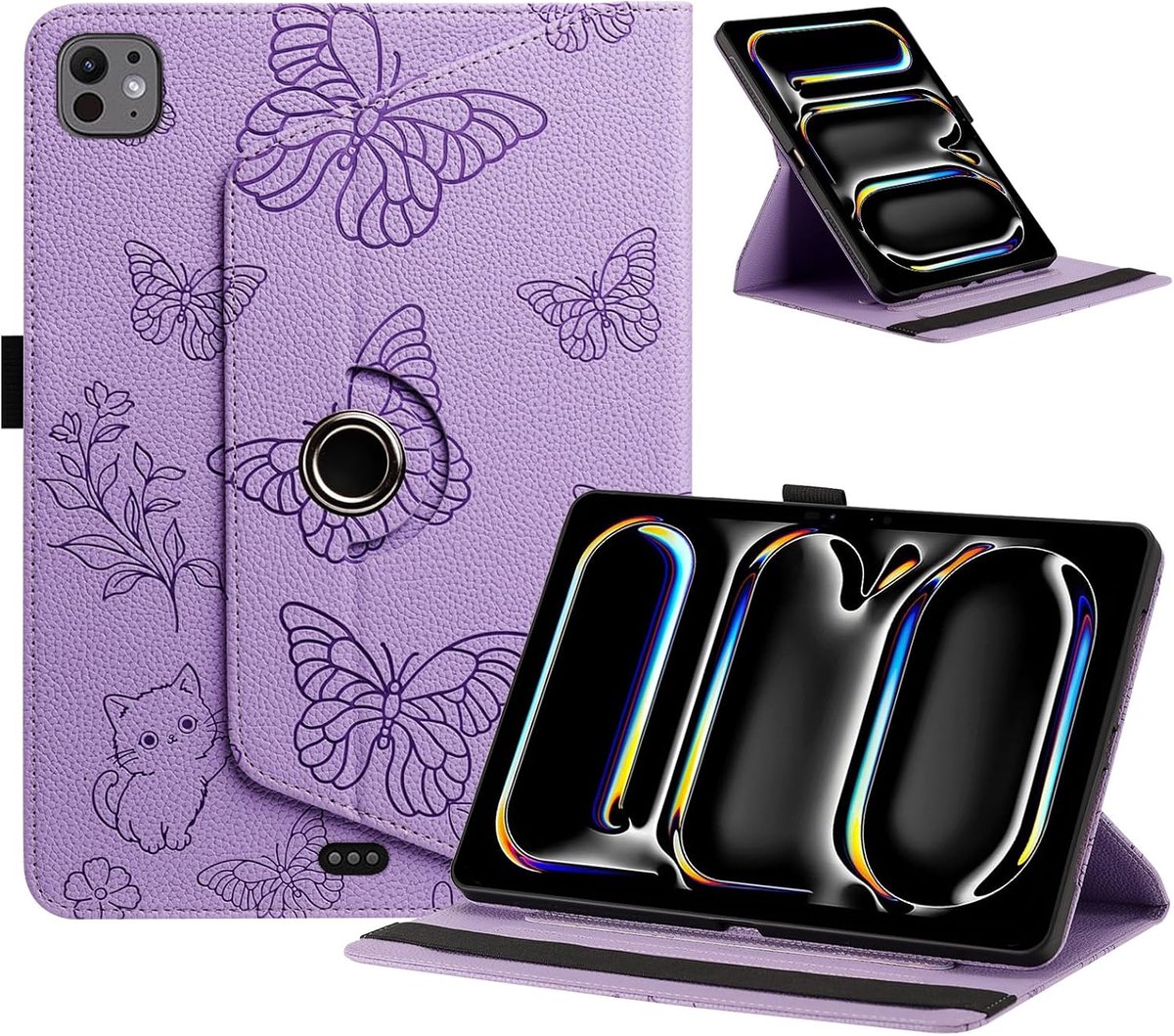 Hoes voor iPad Air 11 inch M4/M3/M2 - 360° draaibaar - Bescherming en gebruiksgemak - ShopVlot