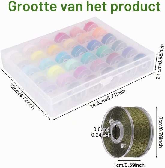 Spoelen naaimachine voor de meeste naaimachines en borduursels — afbeelding 2