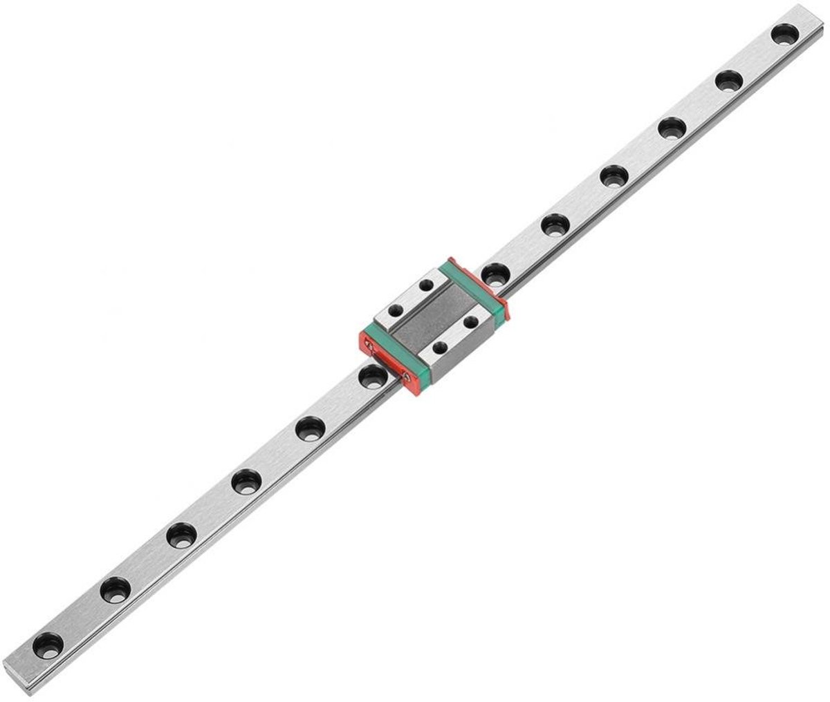9mm Rail de guidage linéaire miniature (Largeur 9 mm) + Bloc Coulissant (Bloc de guidage linéaire) pour Imprimante 3D Équipement automatique Équipement de mesure de précision(260)