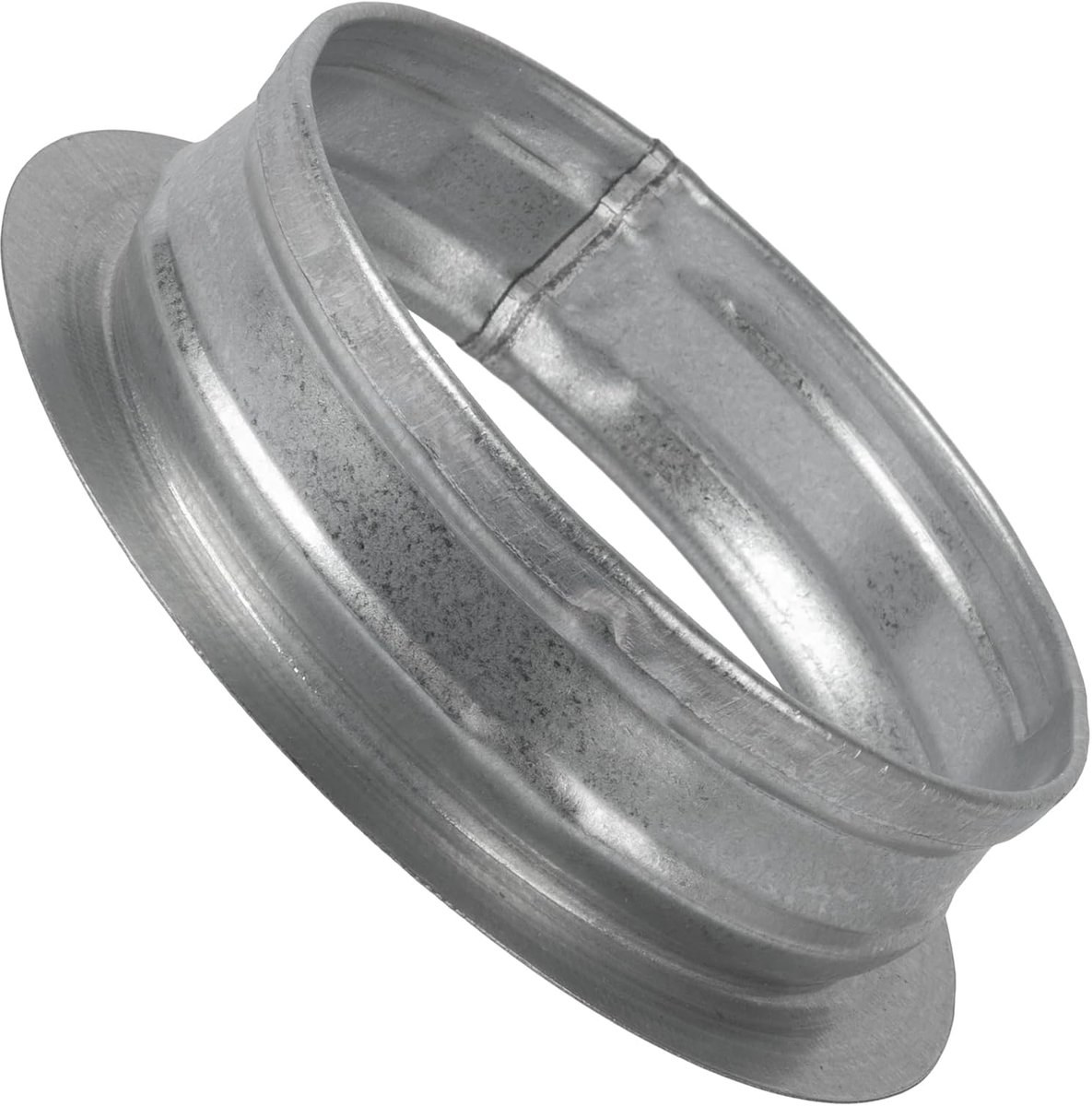 Systems Ø100 mm / 4" Inch Round Air Duct Connector Flange – Heavy Duty Galvanised Steel Air Vent Duct Coupler for Cooling, Heating Ventilation - Quality Fittings for HVAC System Ducting