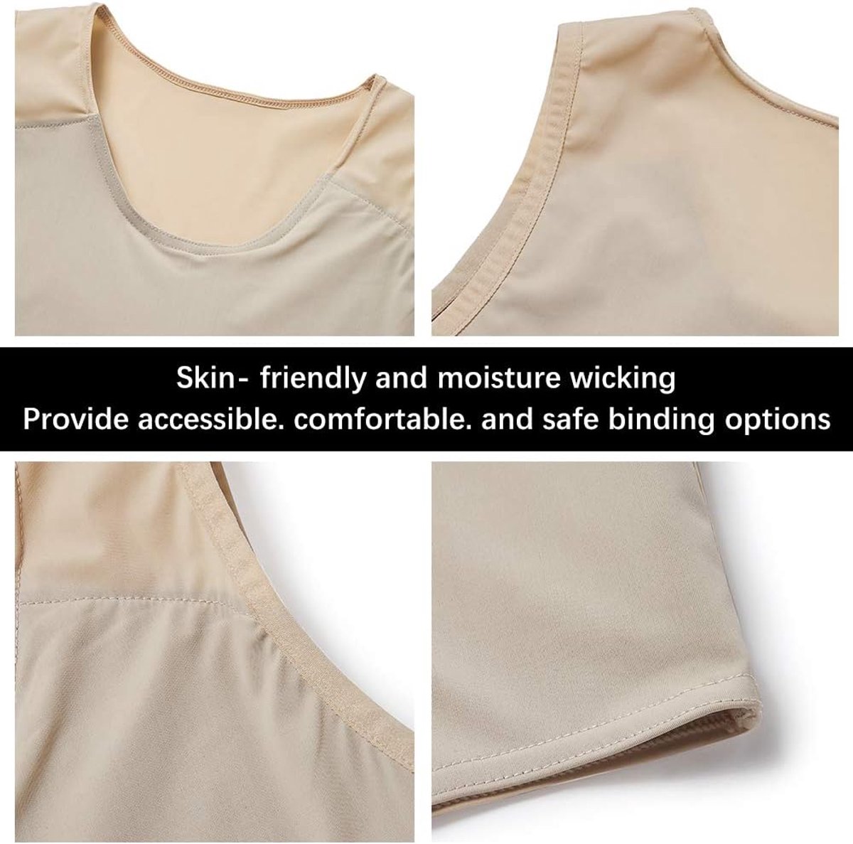 Borstband voor transgender FTM Binder Compressie Tomboy Trans Bandage Bra Cosplay Ondergoed