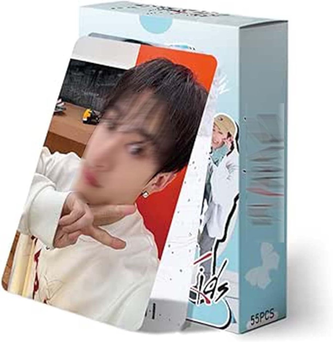 55 stuks S K Kpop fotokaarten, complete fan verzamelset, voor albumvulling en ruilbeurzen, om je steun te tonen en voor fanbijeenkomsten, meerdere kleuren