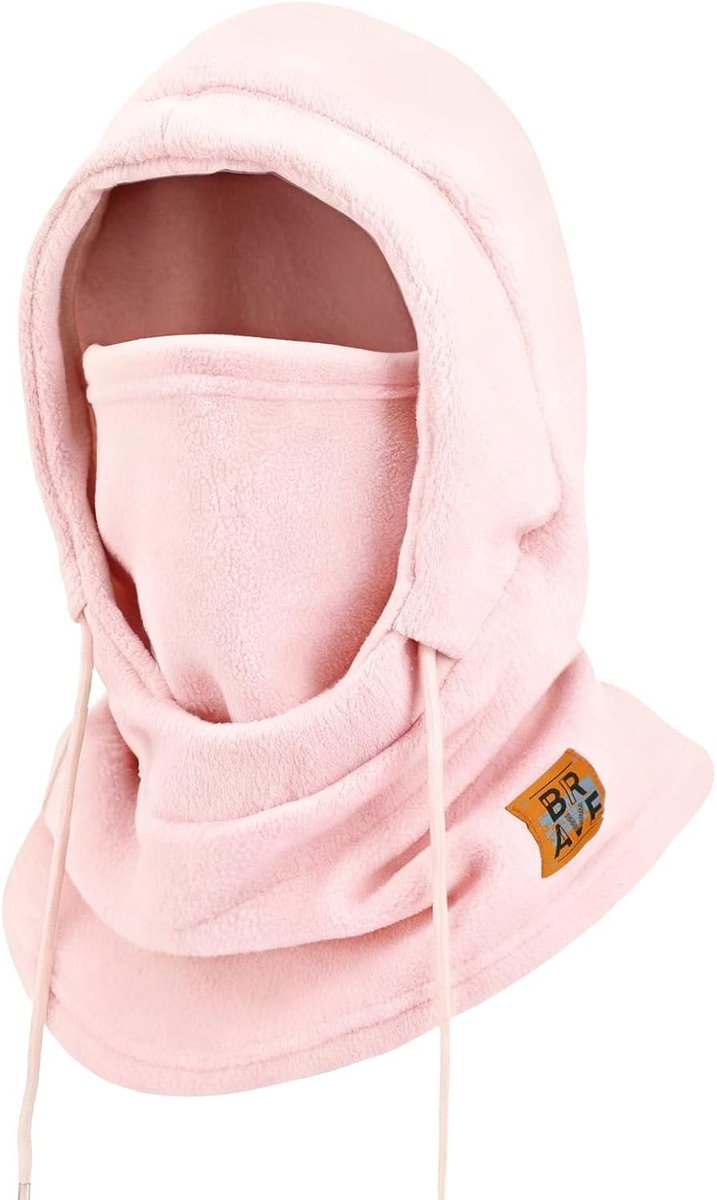 Bivakmuts - Roze - Fleece - Winddichte Balaclava voor Uniseks Gebruik