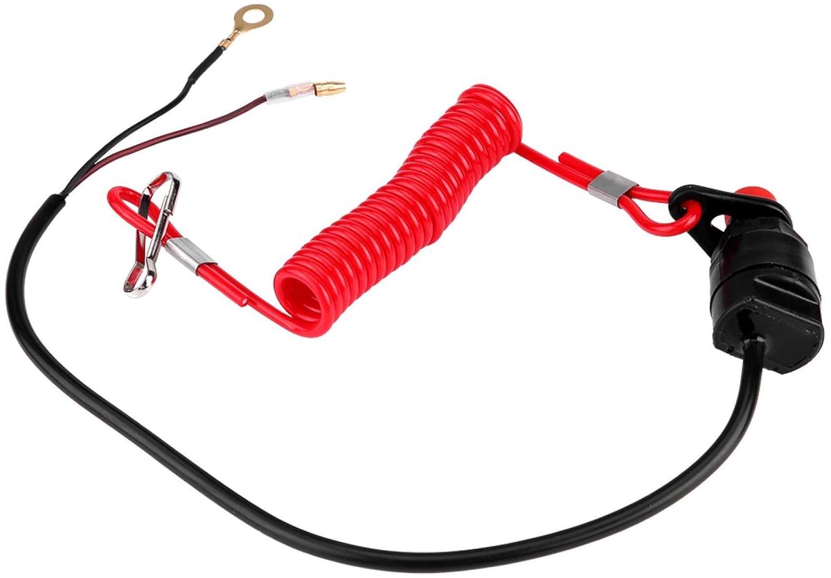 Dailygoods - Universele Motor Stop Kill Tether Switch Lanyard voor ATV en Motoren