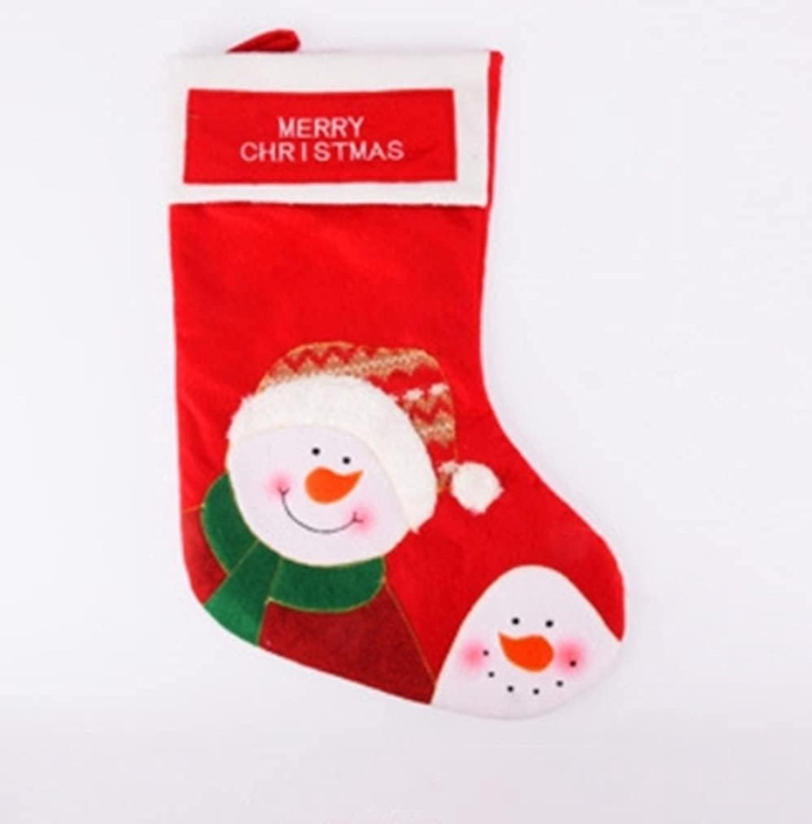 Kerstman Sokken met Vacht voor de Boom, Open Haard of Etalage - Perfecte Kerstdecoratie en Cadeau