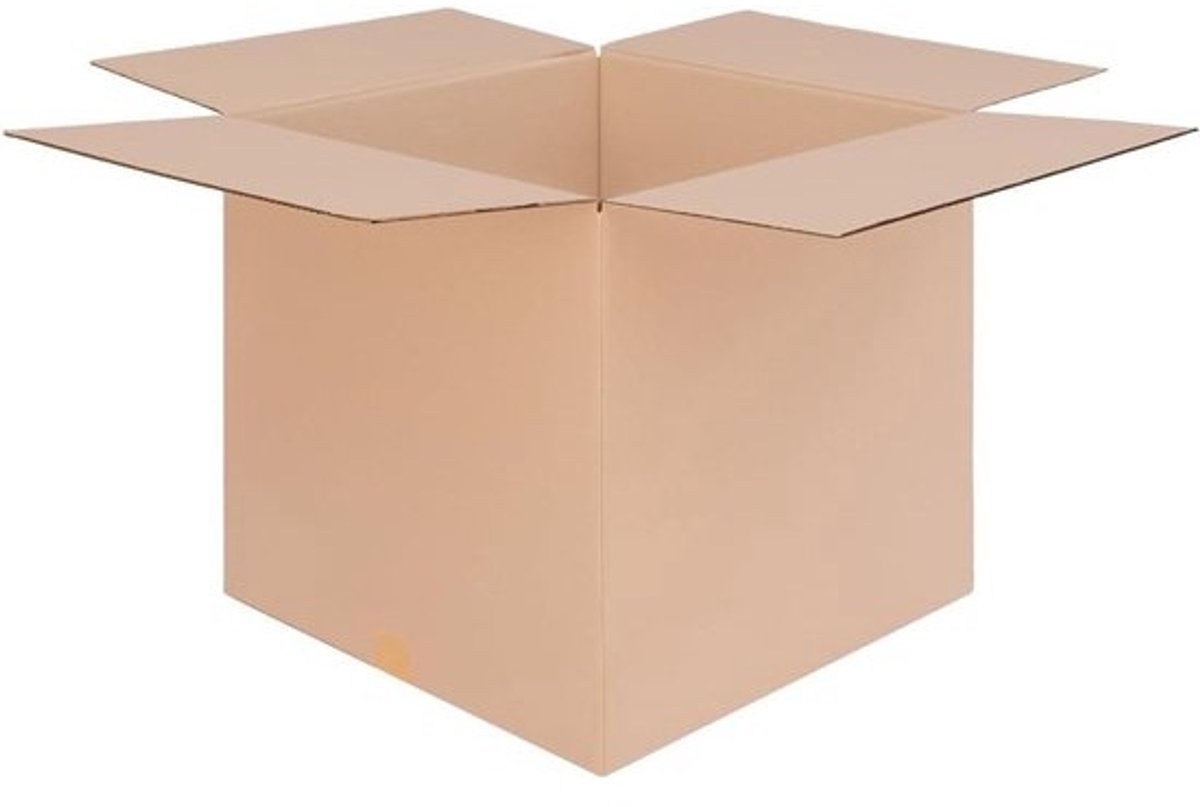 Verzenddozen Bruin - Verpakking dozen - Middelgrote Goederen - Enkelgolf Karton - 46 x 46 x 50 cm
