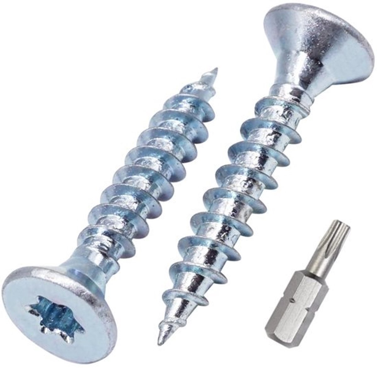 Set van 700 verzinkte houtschroeven 5.0x25mm met Torxverzonken kop