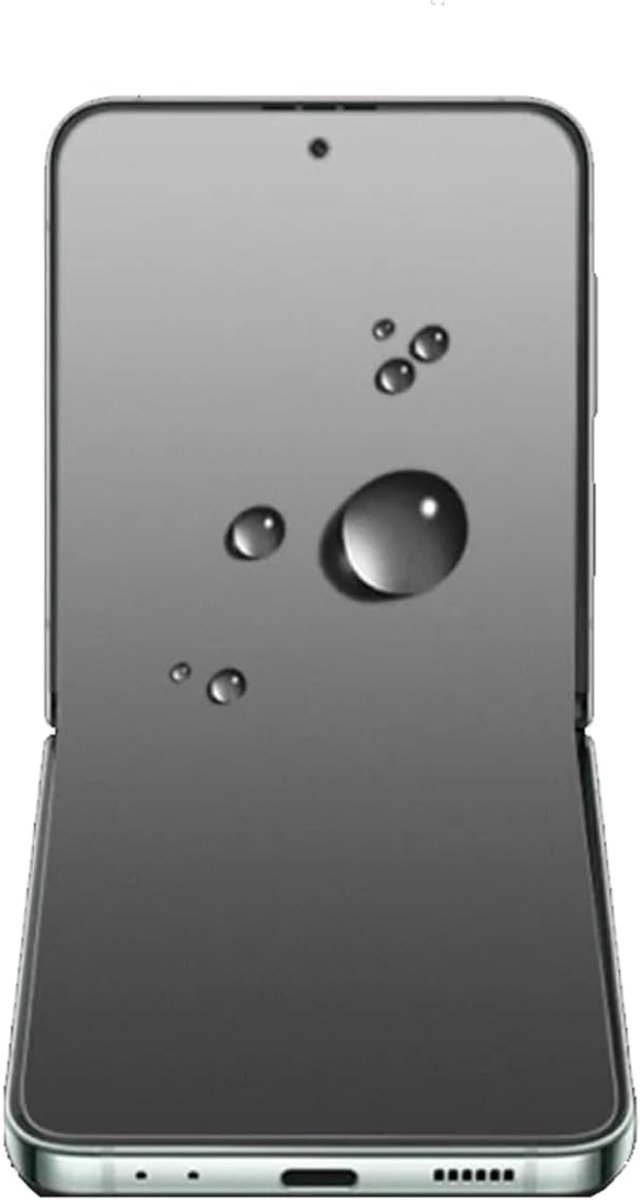 2 stuks matte displaybeschermfolie voor Samsung Galaxy Z Flip 6, 5, 4, 3, ontspiegeld hydrogelfolie, flexibele anti-vingerafdruk, schermbescherming