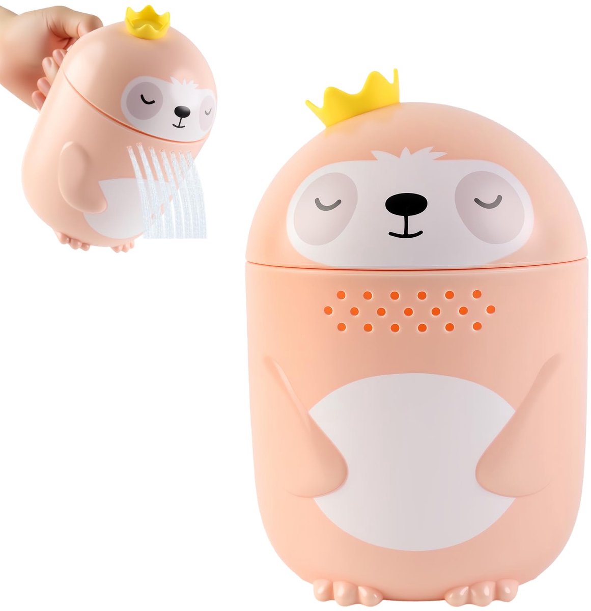 Gieter voor het bad - babybad met luiaard-design - leuk en kleurrijk - ideaal voor plezier tijdens het badderen - ShopVlot