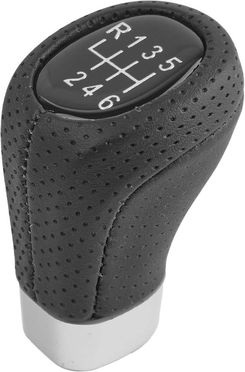 Car Gear Shift Knop voor BMW 6 Versnellingen, Geschikt voor E34 E36 E38 E39 E46 E53 E60 E61 E63 E64 E81 E83 E90 E91 E92 E93, Verbeterde Grip en Comfort